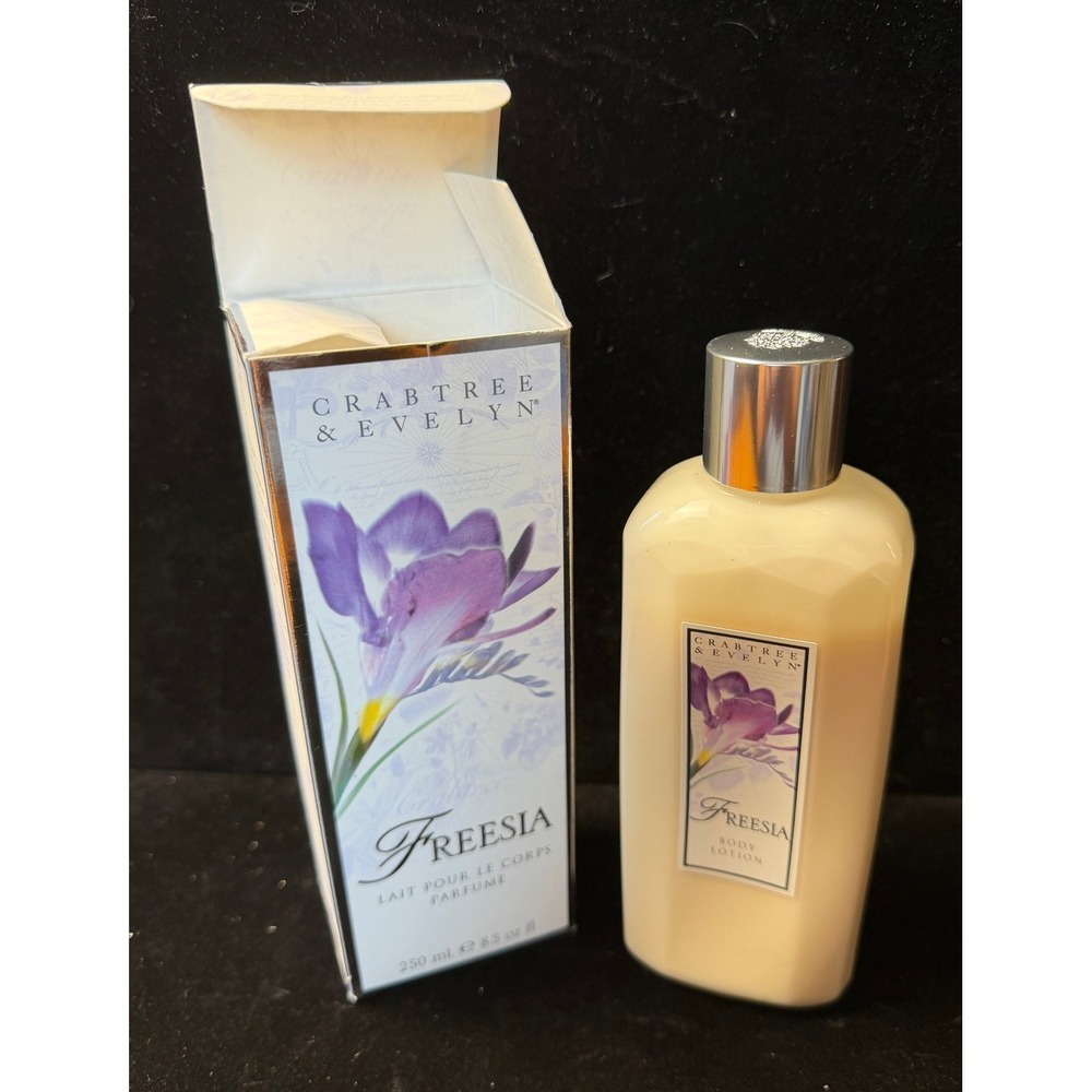 Crabtree & Evelyn Freesia Body Lotion-250ml 8.5 fl oz Floral Scented Moisturizer